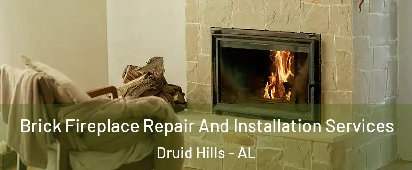 Brick Fireplace Repair And Installation Services Druid Hills - AL