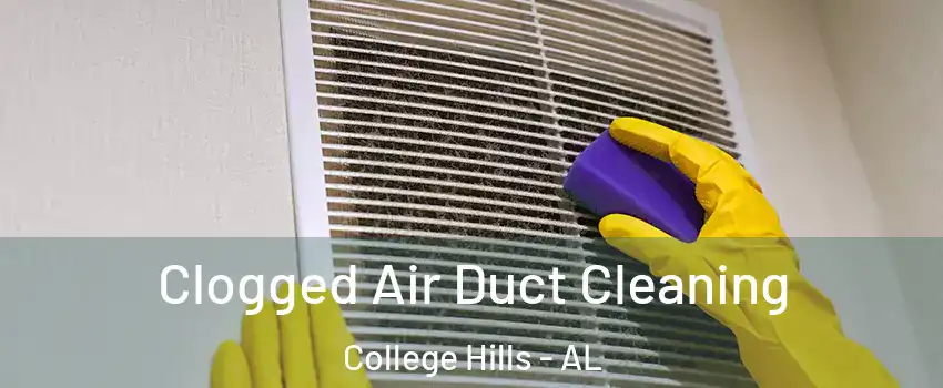Clogged Air Duct Cleaning College Hills - AL