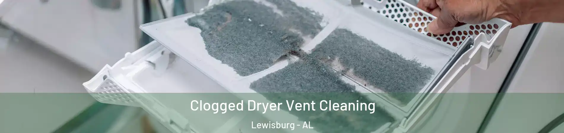 Clogged Dryer Vent Cleaning Lewisburg - AL