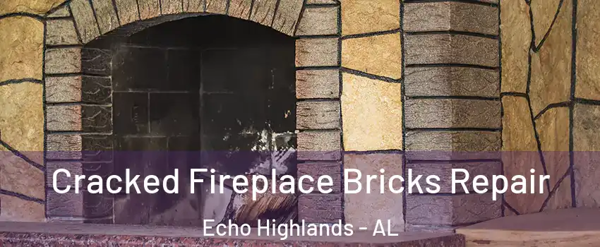 Cracked Fireplace Bricks Repair Echo Highlands - AL