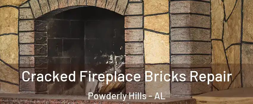 Cracked Fireplace Bricks Repair Powderly Hills - AL