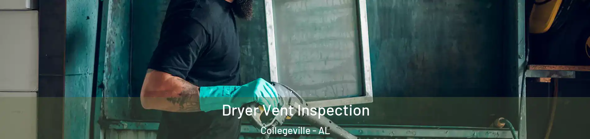 Dryer Vent Inspection Collegeville - AL