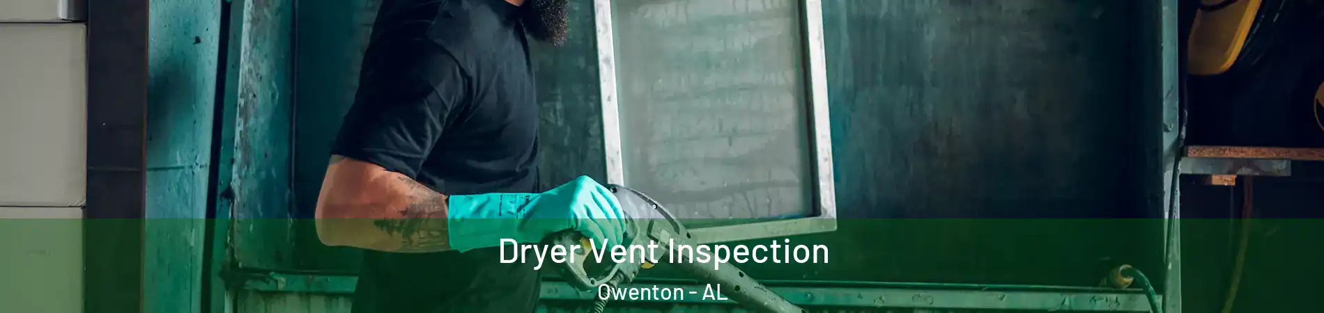 Dryer Vent Inspection Owenton - AL