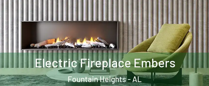 Electric Fireplace Embers Fountain Heights - AL