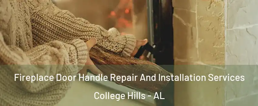 Fireplace Door Handle Repair And Installation Services College Hills - AL