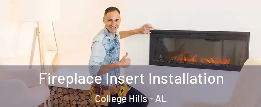 Fireplace Insert Installation College Hills - AL