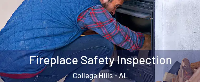 Fireplace Safety Inspection College Hills - AL