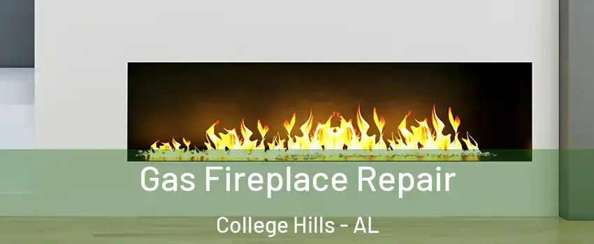 Gas Fireplace Repair College Hills - AL