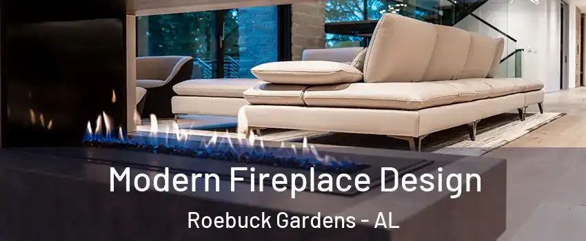 Modern Fireplace Design Roebuck Gardens - AL