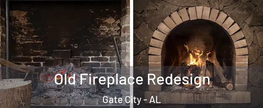 Old Fireplace Redesign Gate City - AL