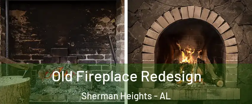 Old Fireplace Redesign Sherman Heights - AL