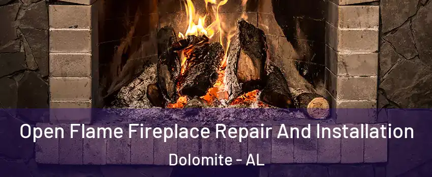 Open Flame Fireplace Repair And Installation Dolomite - AL