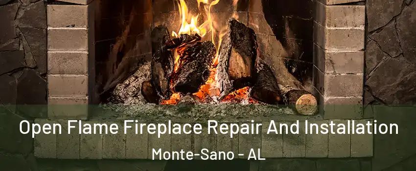 Open Flame Fireplace Repair And Installation Monte-Sano - AL