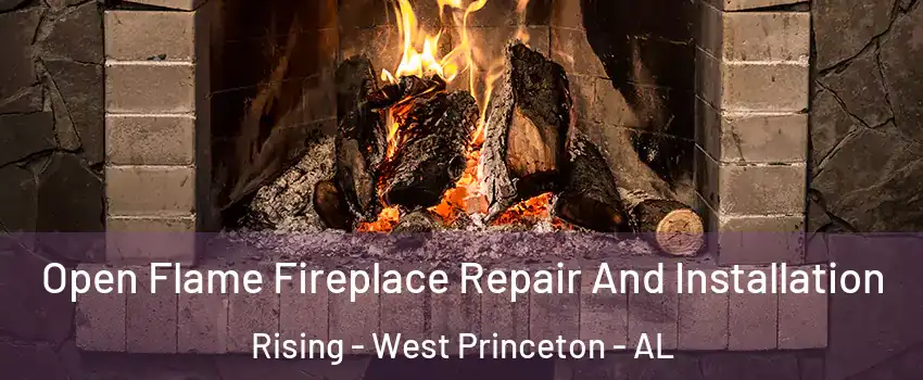 Open Flame Fireplace Repair And Installation Rising - West Princeton - AL