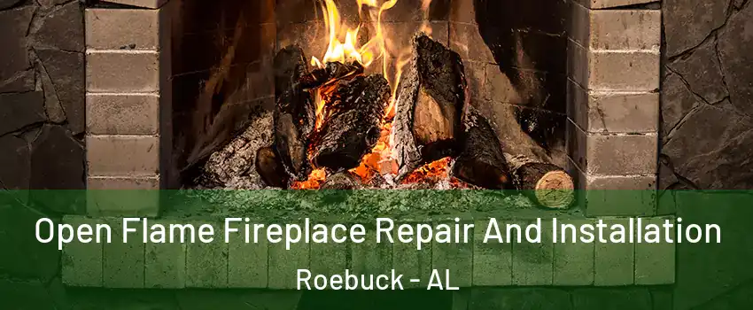 Open Flame Fireplace Repair And Installation Roebuck - AL