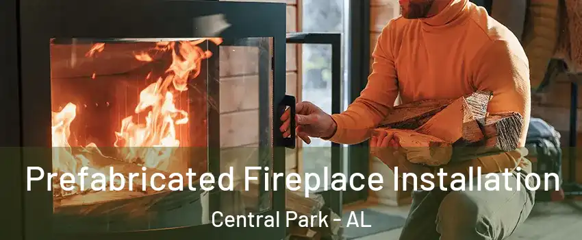 Prefabricated Fireplace Installation Central Park - AL