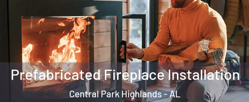 Prefabricated Fireplace Installation Central Park Highlands - AL