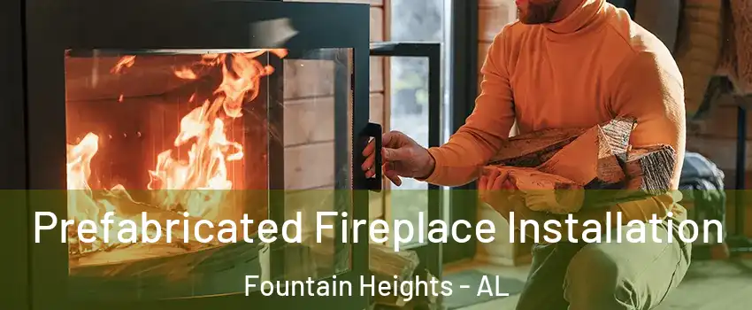 Prefabricated Fireplace Installation Fountain Heights - AL
